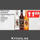 Allahindlus - Rumm ja muu
piiritusjook
Captain Morgan, 70 cl