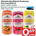 Alkoholivaba õllejook Fassbrause
A.Le Coq, 500 ml

