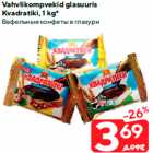 Vahvlikompvekid glasuuris
Kvadratiki, 1 kg*
