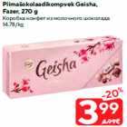 Piimašokolaadikompvek Geisha,
Fazer, 270 g
