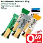 Allahindlus - Kartulivahvel Balsnack, 90 g

