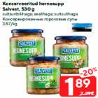 Konserveeritud hernesupp
Salvest, 530 g

