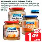 Kapsas või puder Salvest, 530 g

