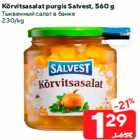 Kõrvitsasalat purgis Salvest, 560 g
