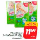 Püksmähkmed
Loving Touch, 50-62 tk*