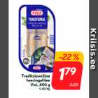 Allahindlus - Traditsiooniline
heeringafilee
Vici, 400 g