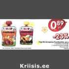 Allahindlus - Hipp Bio õunарürее Puuviljarõõm, 90 g
. maasikate ja banaaniga . virsikute ja metsamarjadega 