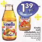 Allahindlus - Kinella mahl  väikelastele, 0,5 l . banaani-puuviljamahl . fenkolitee ja õunаmаhl 
