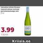 Saksamaa Johann Brunner
Gewürztraminer kaitstud
päritolunimetusega vein
75 cl