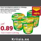 Allahindlus - Knorr kartulipüree peekoni ja sibulaga,
pasta juustu-koore kastmes
või koore-ürdi kastmes