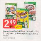 Allahindlus - Hommikusöök Cini-Minis, Nesquik (450 g) või Cookie (425 g)