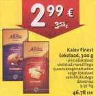 Allahindlus - Kalev Finest šokolaad