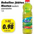 Allahindlus - Roheline jäätee Nestea maasika & aaloemaitseline