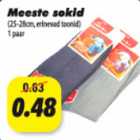 Allahindlus - Meeste sokid (25-28cm, erinevad toonid) 1paar