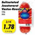 Suitsutatud Juustuvorst Vastse-Kuuste 550g 