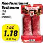 Keedusalaami Toskaana 105g