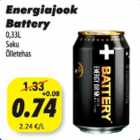 Allahindlus - Energiajook Battery 0,33l
