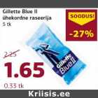 Gillette Blue II
ühekordne raseerija
5 tk