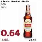 Светлое пиво
4,7%
0,5 л