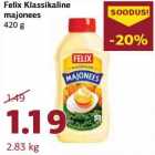 Felix Klassikaline
majonees
420 g