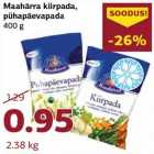 Maahärra kiirpada,
pühapäevapada
400 g