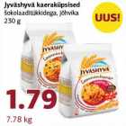 Jyväshyvä kaeraküpsised
šokolaaditükkidega, jõhvika
230 g