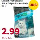 Sanicat Profressional
Silica Gel pärlliiv kassidele
3,8 L