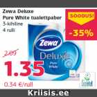 Zewa Deluxe
Pure White tualettpaber