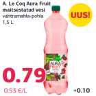 A. Le Coq Aura Fruit
maitsestatud vesi