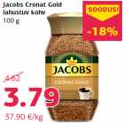 Jacobs Cronat Gold
lahustuv kohv
100 g