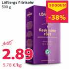 Löfbergs filtrikohv
500 g
