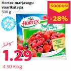 Магазин:Comarket,Скидка:Ягодная смесь с малиной Hortex
300 г