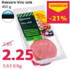 Rakvere Viru sink
400 g