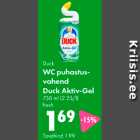 Duck WC puhastusvahend Duck Aktiv-gel 750 ml