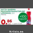 Allahindlus - GUTTA VAARIKAMUSTASÕSTRAMAITSELINE
LIMONAAD, 1,5 l