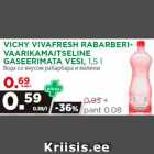 VICHY VIVAFRESH RABARBERIVAARIKAMAITSELINE
GASEERIMATA VESI, 1,5 l