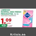 LIBRESSE
NORMAL DEO FRESH
PESUKAITSE, 32 tk