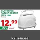 CLATRONIC
TA3287 RÖSTER
700W, valge