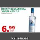 EESTI VIIN SAAREMAA
VODKA 40%, 0,7 l