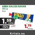 Allahindlus - ABBA KALLES KAVIAR
190 g