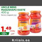 UNCLE BENS
MAGUSHAPU KASTE
400 g