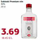 Allahindlus - Sobieski Premium viin
40%
20 cl