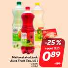 Магазин:Hüper Rimi, Rimi, Mini Rimi,Скидка:Ароматизированный напиток
Aura Fruit Tea, 1,5 л