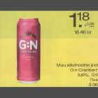 Alkohol - Muu alkohoolne jook G:n Cranberry