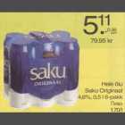 Alkohol - Hele õlu Saku Originaal