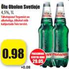 Allahindlus - Õlu Obolon Svetloje
