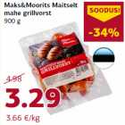 Maks&Moorits Maitselt
mahe grillvorst
900 g