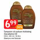 Allahindlus - Šampoon või palsam Hydrating
Macadamia Oil