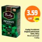 Paulig Presidentti Original lahvatatud kohv, 500 g
