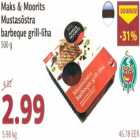 Гриль мясо барбекю с чёрной смородиной